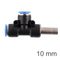 AIRCRAFT Insert T-joint Side Pu 10mm